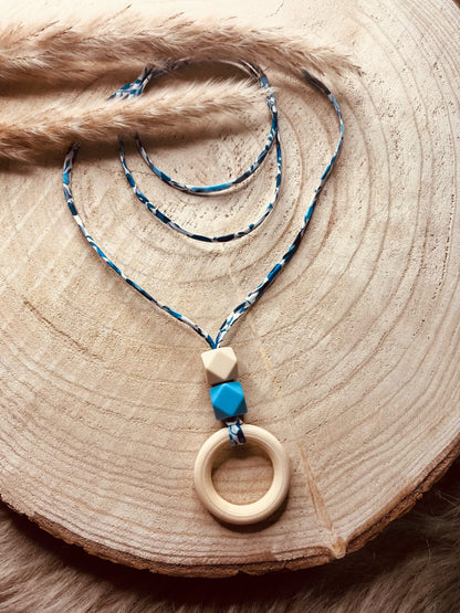 collier d'allaitement liberty bois