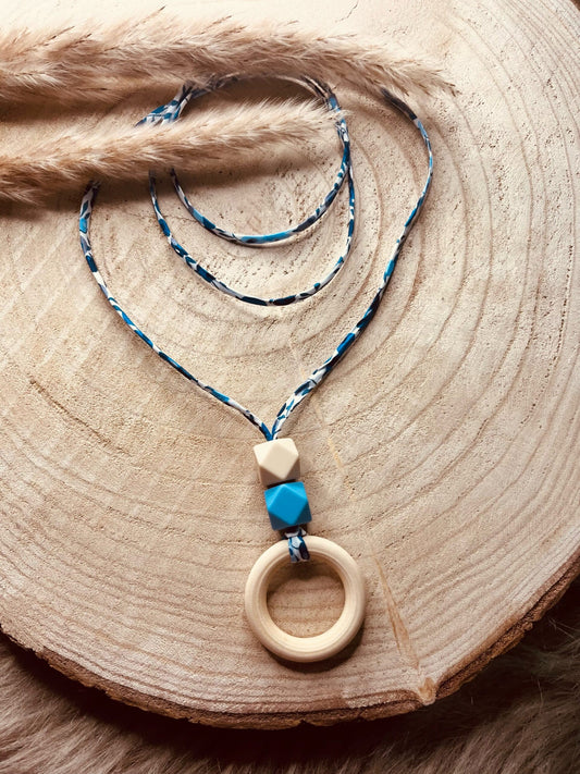 collier d'allaitement liberty bois