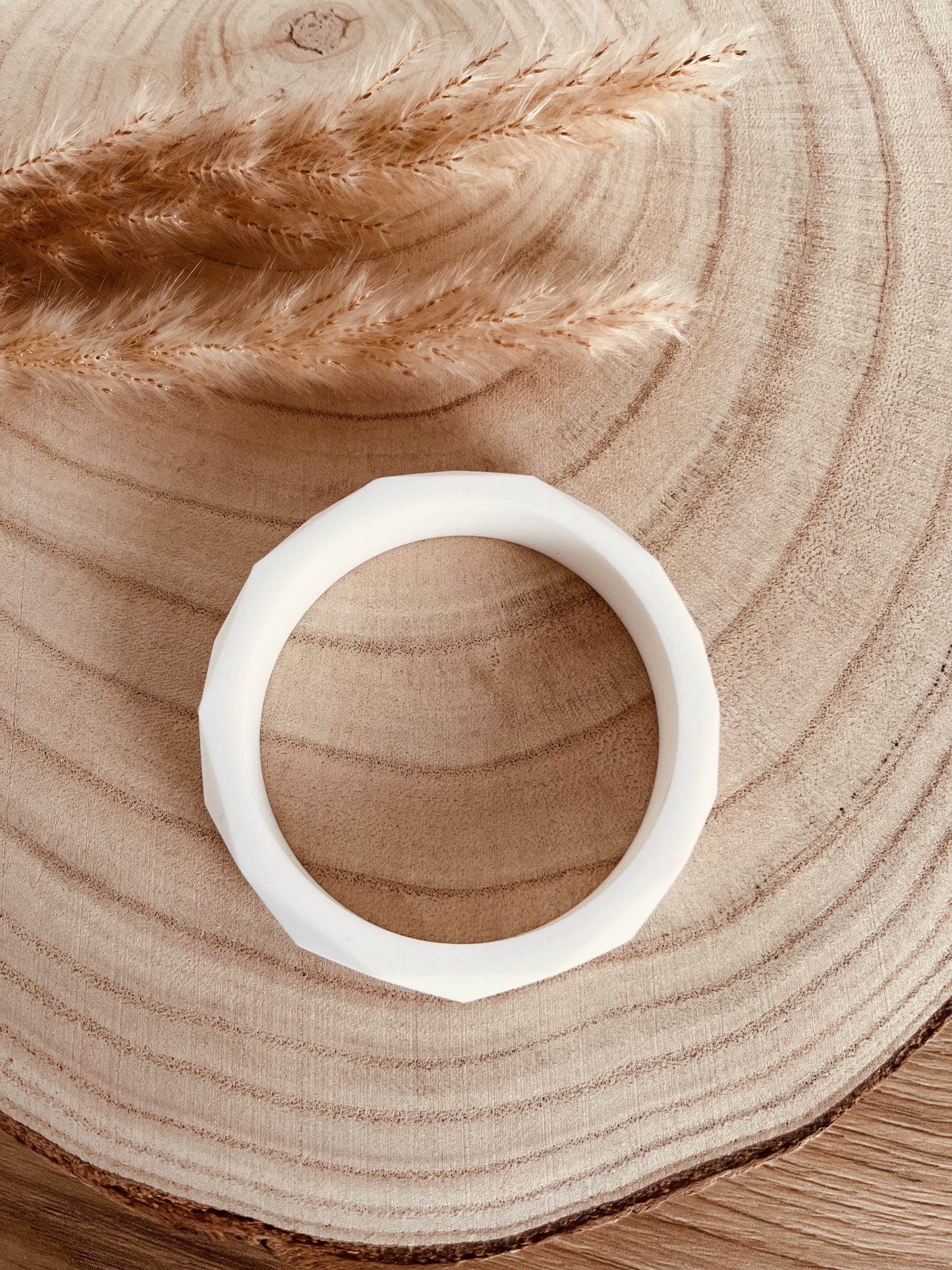 Bracelet d'allaitement blanc